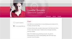 Desktop Screenshot of lorellaborrelli.de