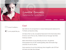 Tablet Screenshot of lorellaborrelli.de